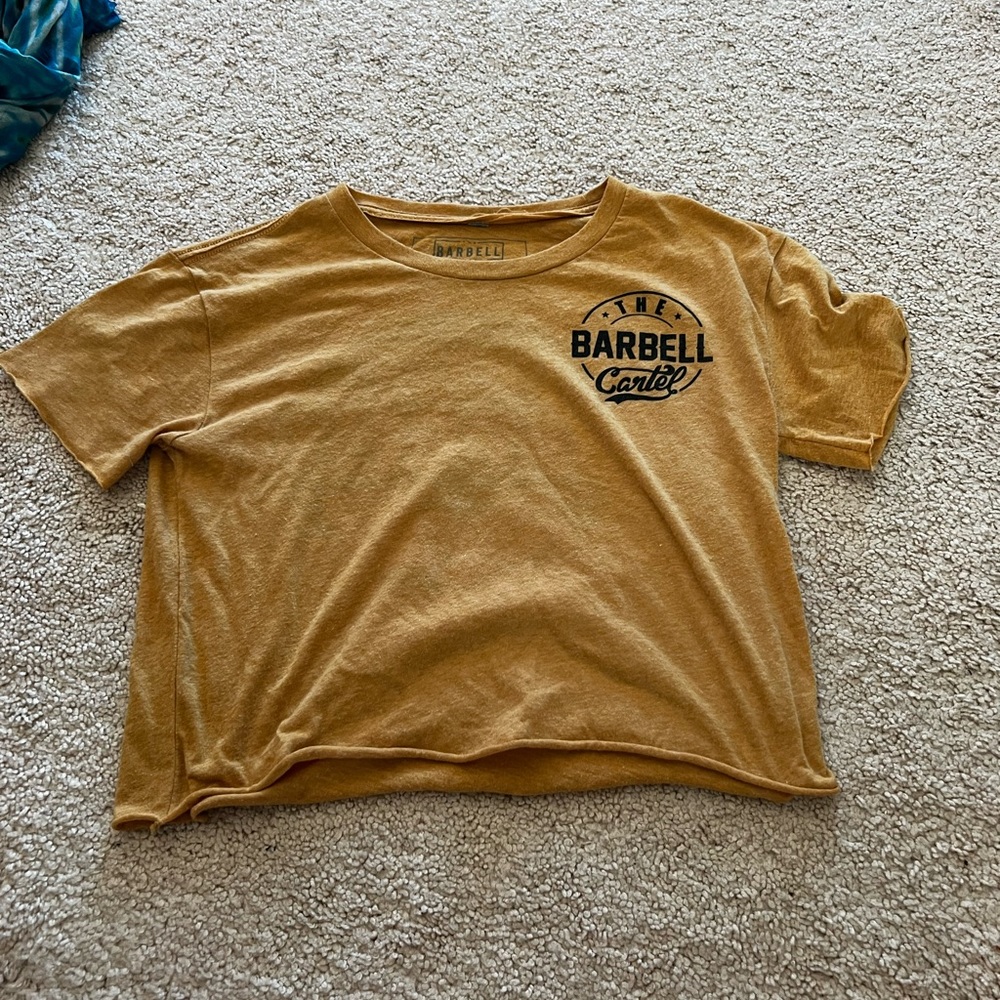 Barbell cartel crop top